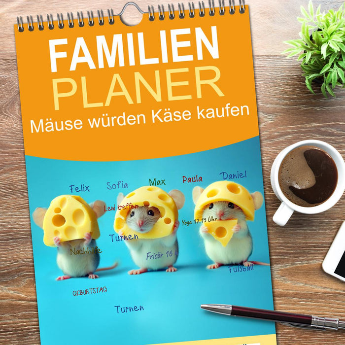 Mäuse würden Käse kaufen (CALVENDO Familienplaner 2026)