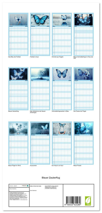 Blauer Zauberflug (CALVENDO Familienplaner 2026)