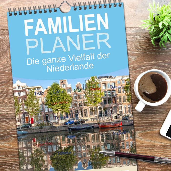 Die ganze Vielfalt der Niederlande (CALVENDO Familienplaner 2026)