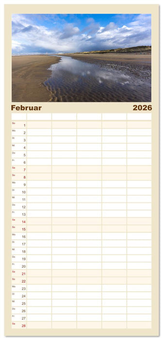 Die ganze Vielfalt der Niederlande (CALVENDO Familienplaner 2026)