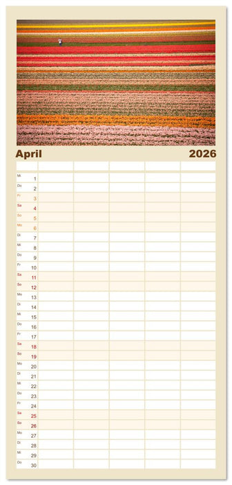 Die ganze Vielfalt der Niederlande (CALVENDO Familienplaner 2026)