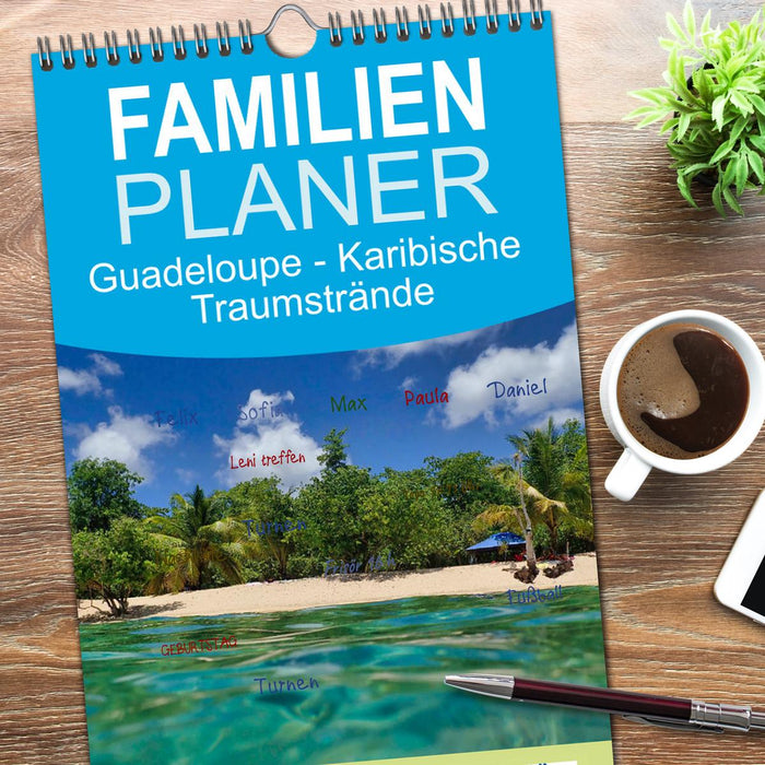 Guadeloupe - Karibische Traumstrände (CALVENDO Familienplaner 2026)