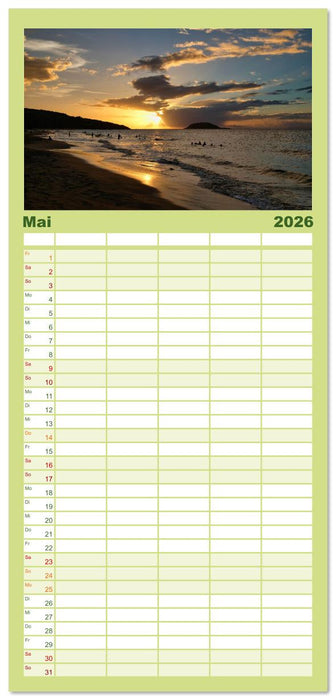 Guadeloupe - Karibische Traumstrände (CALVENDO Familienplaner 2026)