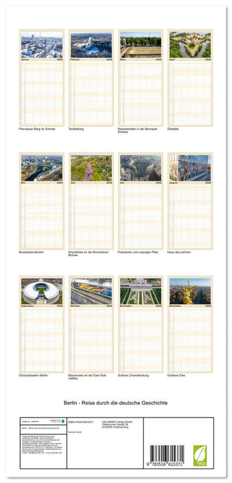 Berlin - Reise durch die deutsche Geschichte (CALVENDO Familienplaner 2026)