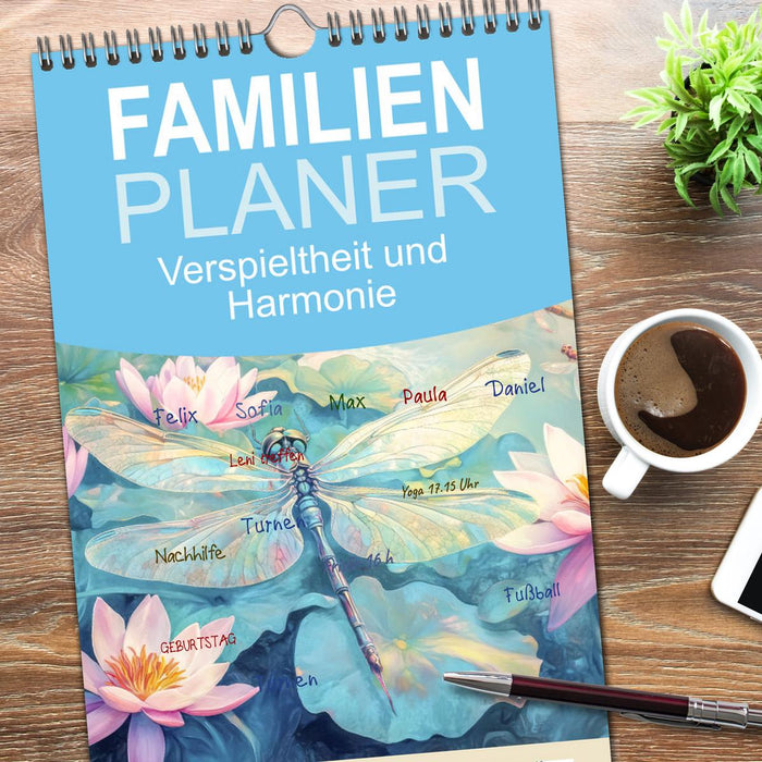 Verspieltheit und Harmonie (CALVENDO Familienplaner 2026)