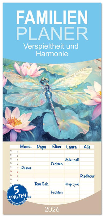 Verspieltheit und Harmonie (CALVENDO Familienplaner 2026)