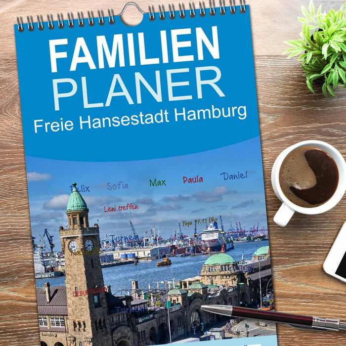 Freie Hansestadt Hamburg (CALVENDO Familienplaner 2026)
