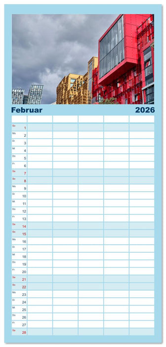 Freie Hansestadt Hamburg (CALVENDO Familienplaner 2026)