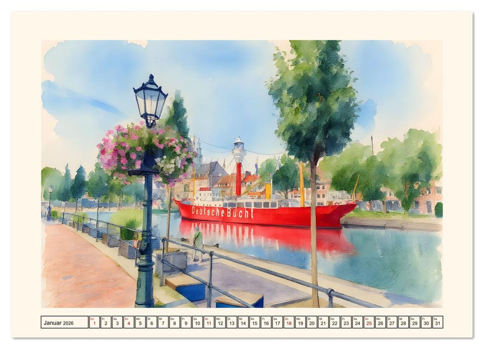 Reise durch Ostfriesland (CALVENDO Premium Wandkalender 2026)