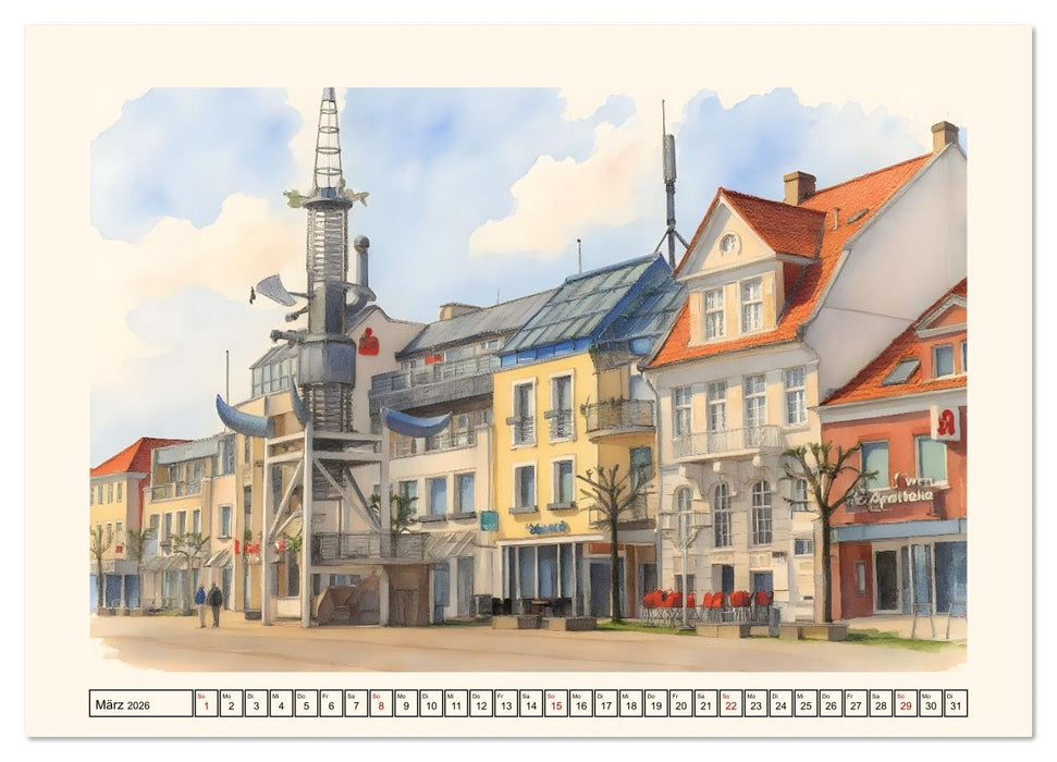 Reise durch Ostfriesland (CALVENDO Premium Wandkalender 2026)