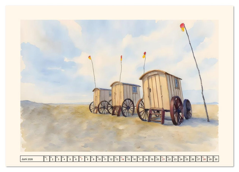 Reise durch Ostfriesland (CALVENDO Premium Wandkalender 2026)