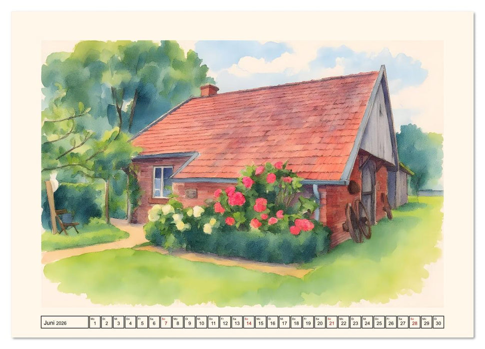 Unterwegs im Emsland (CALVENDO Premium Wandkalender 2026)