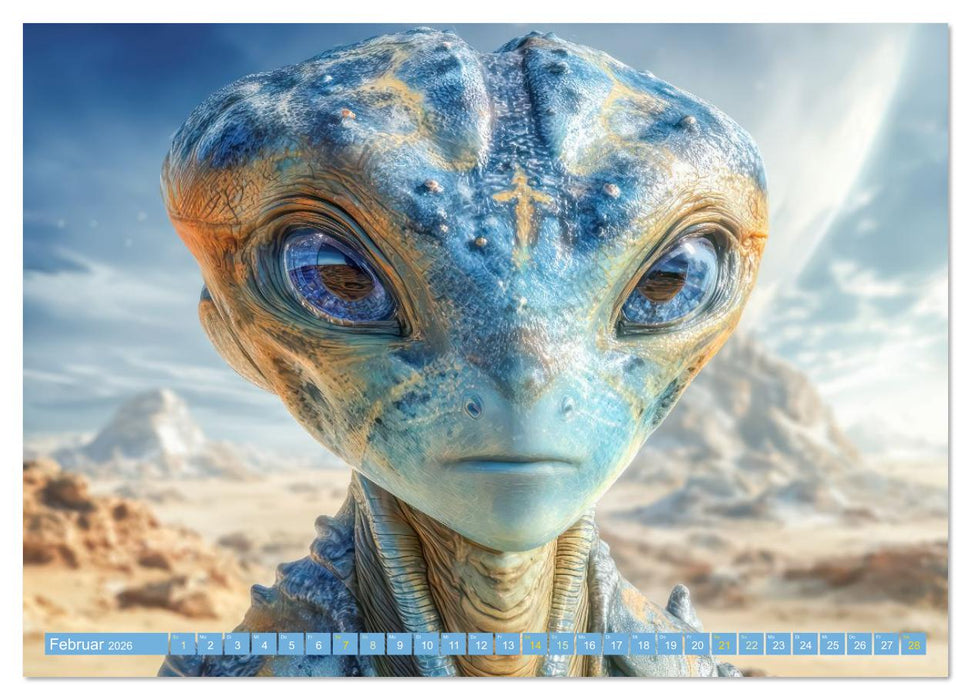 Science Fiction Expeditionen - Reisen ins Unbekannte (CALVENDO Premium Wandkalender 2026)