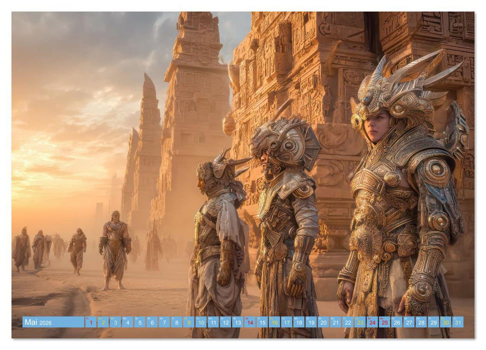 Science Fiction Expeditionen - Reisen ins Unbekannte (CALVENDO Premium Wandkalender 2026)