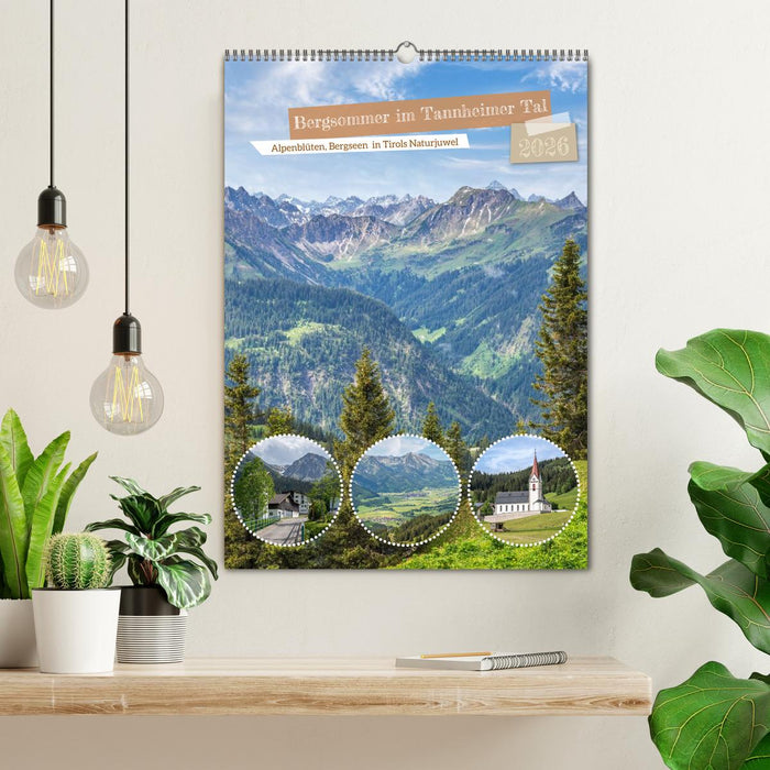 Bergsommer im Tannheimer Tal (CALVENDO Wandkalender 2026)