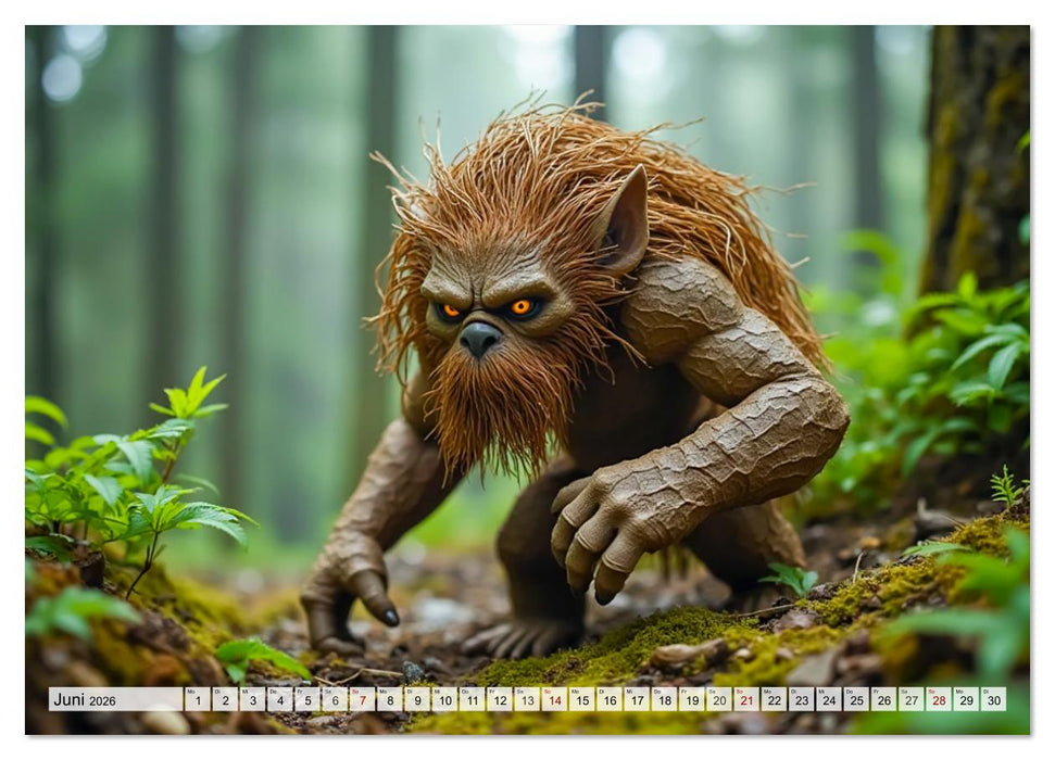 Trolle - Skandinaviens geheime Herrscher (CALVENDO Wandkalender 2026)