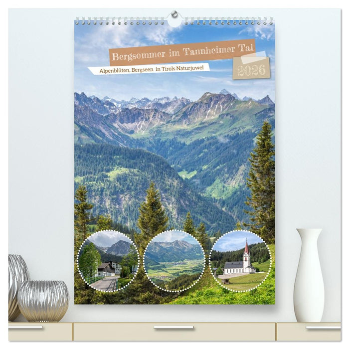 Bergsommer im Tannheimer Tal (CALVENDO Premium Wandkalender 2026)