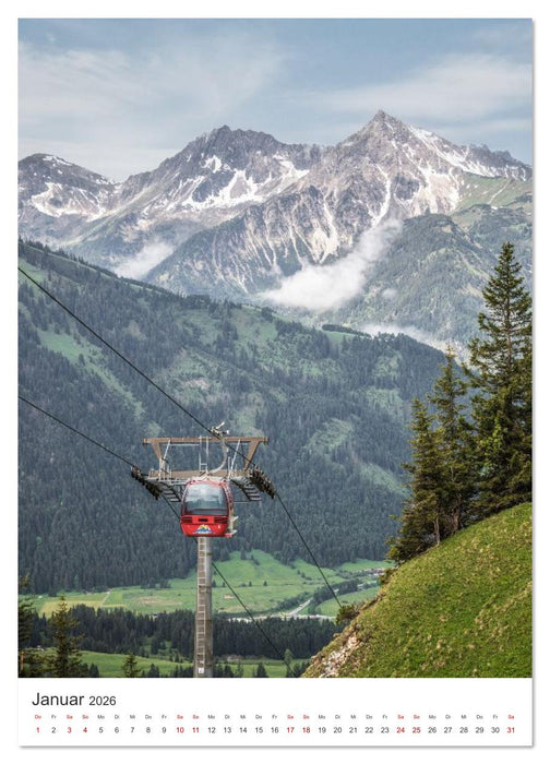Bergsommer im Tannheimer Tal (CALVENDO Premium Wandkalender 2026)