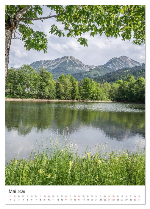 Bergsommer im Tannheimer Tal (CALVENDO Premium Wandkalender 2026)