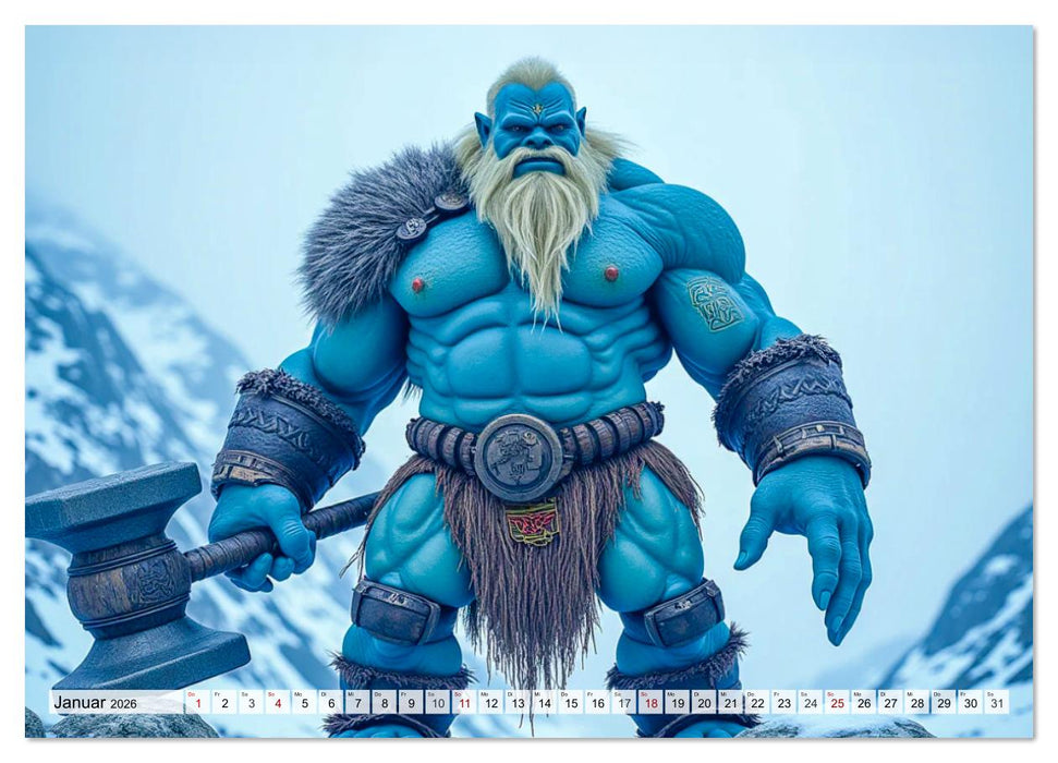 Trolle - Skandinaviens geheime Herrscher (CALVENDO Premium Wandkalender 2026)