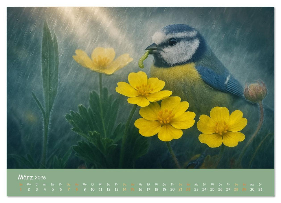 In feuchter Mission - Mistwetter Geschichten (CALVENDO Wandkalender 2026)