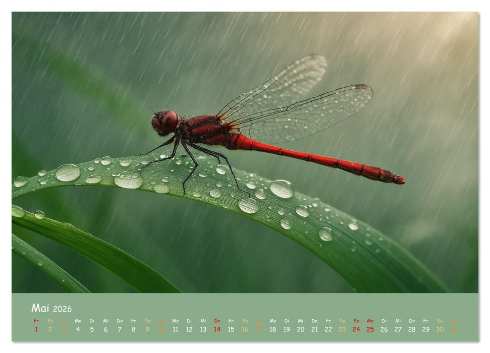 In feuchter Mission - Mistwetter Geschichten (CALVENDO Wandkalender 2026)