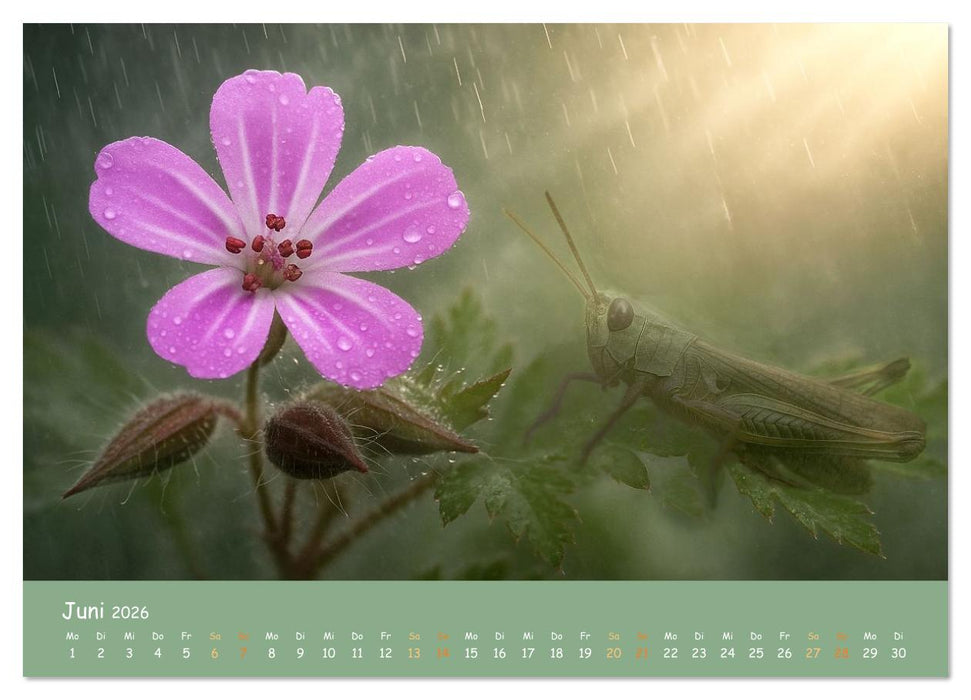 In feuchter Mission - Mistwetter Geschichten (CALVENDO Wandkalender 2026)