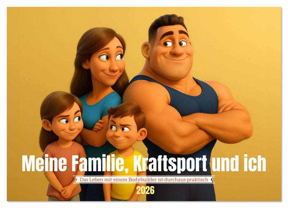 Meine Familie, Kraftsport und ich (CALVENDO Wandkalender 2026)
