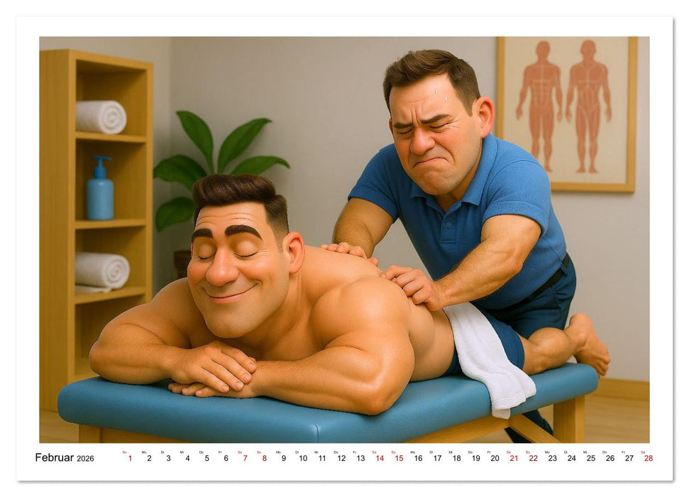 Meine Familie, Kraftsport und ich (CALVENDO Wandkalender 2026)