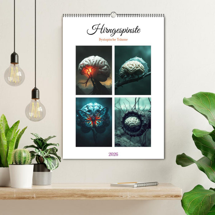 Hirngespinste - Dystopische Träume (CALVENDO Wandkalender 2026)