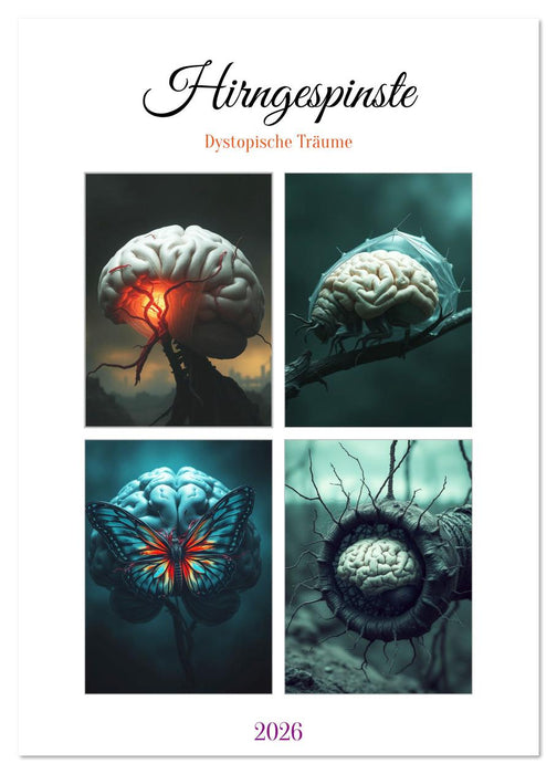 Hirngespinste - Dystopische Träume (CALVENDO Wandkalender 2026)