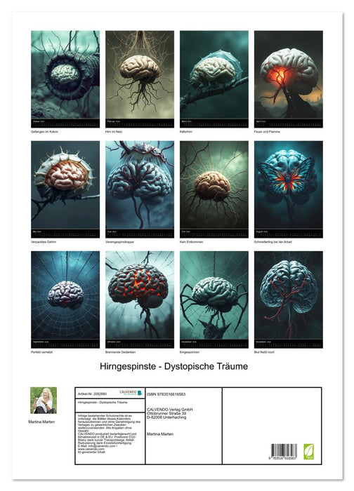 Hirngespinste - Dystopische Träume (CALVENDO Wandkalender 2026)