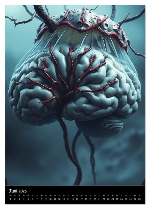 Hirngespinste - Dystopische Träume (CALVENDO Wandkalender 2026)