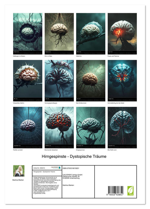 Hirngespinste - Dystopische Träume (CALVENDO Premium Wandkalender 2026)