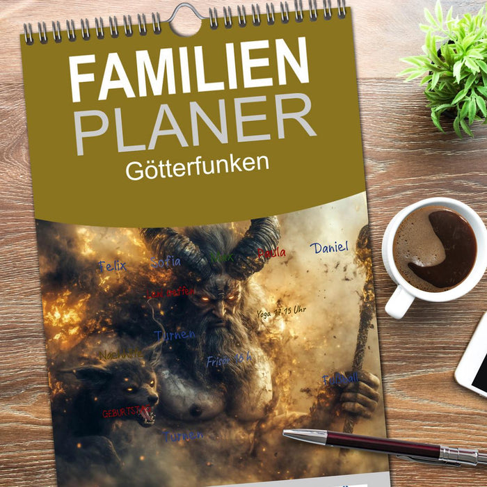 Götterfunken (CALVENDO Familienplaner 2026)