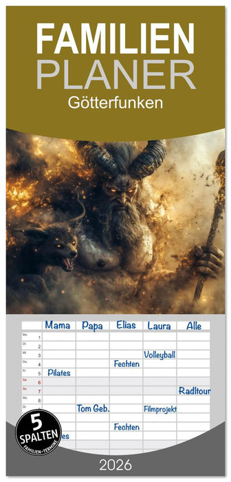 Götterfunken (CALVENDO Familienplaner 2026)