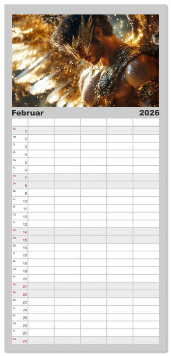 Götterfunken (CALVENDO Familienplaner 2026)