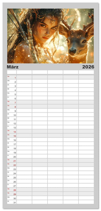 Götterfunken (CALVENDO Familienplaner 2026)