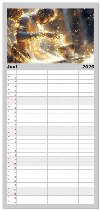 Götterfunken (CALVENDO Familienplaner 2026)