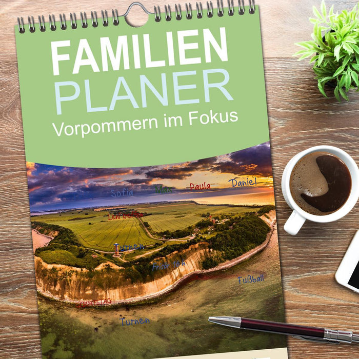 Vorpommern im Fokus (CALVENDO Familienplaner 2026)