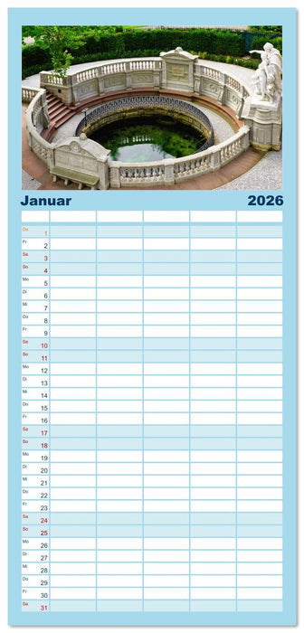 Die schöne blaue Donau (CALVENDO Familienplaner 2026)