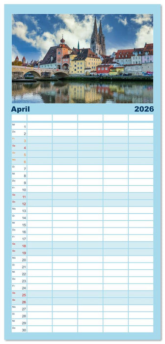 Die schöne blaue Donau (CALVENDO Familienplaner 2026)