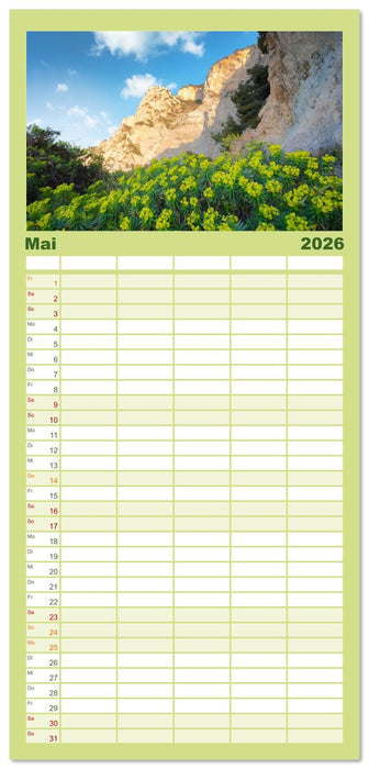 Varigotti - Küstenschönheit Liguriens (CALVENDO Familienplaner 2026)