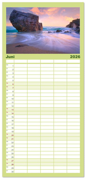 Varigotti - Küstenschönheit Liguriens (CALVENDO Familienplaner 2026)