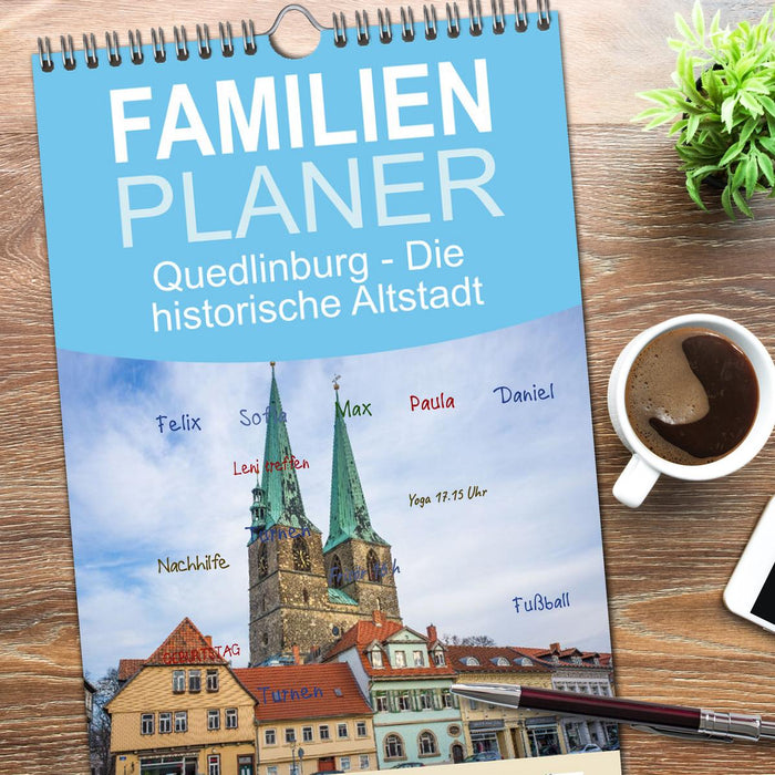 Quedlinburg - Die historische Altstadt (CALVENDO Familienplaner 2026)