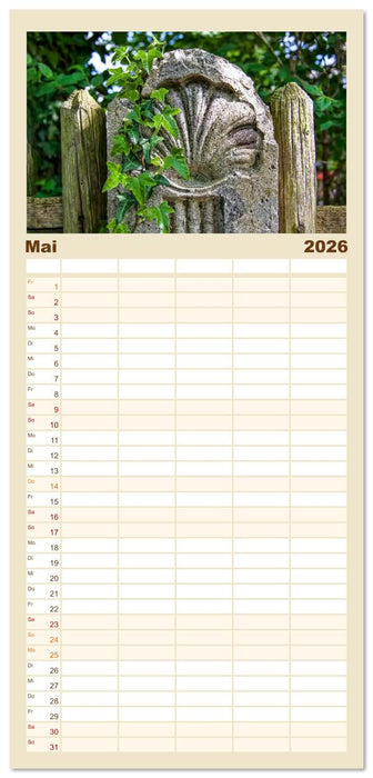 Camino de Santiago - Jakobsweg (CALVENDO Familienplaner 2026)