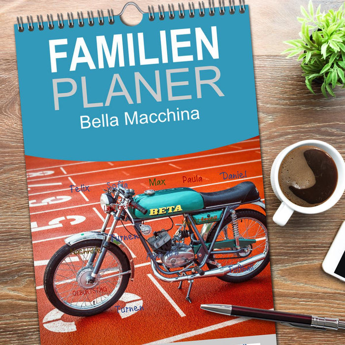 Bella Macchina (CALVENDO Familienplaner 2026)