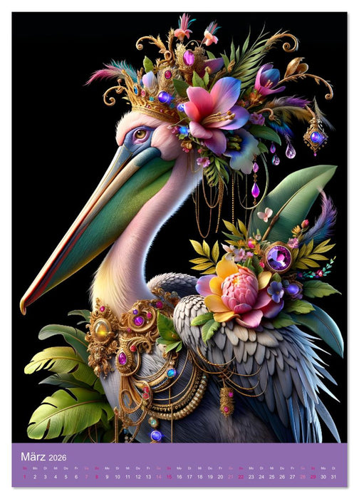 12 Flügel der Freude (CALVENDO Premium Wandkalender 2026)