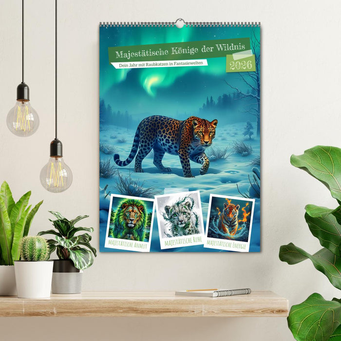 Majestätische Könige der Wildnis (CALVENDO Wandkalender 2026)