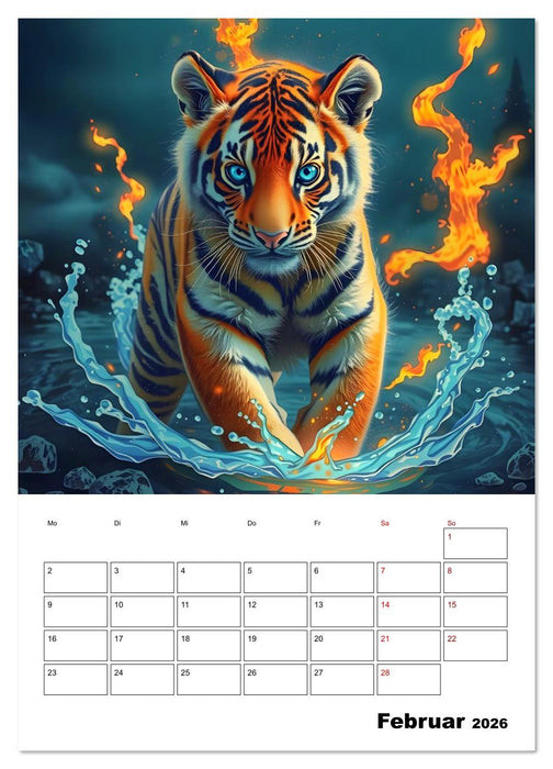 Majestätische Könige der Wildnis (CALVENDO Wandkalender 2026)